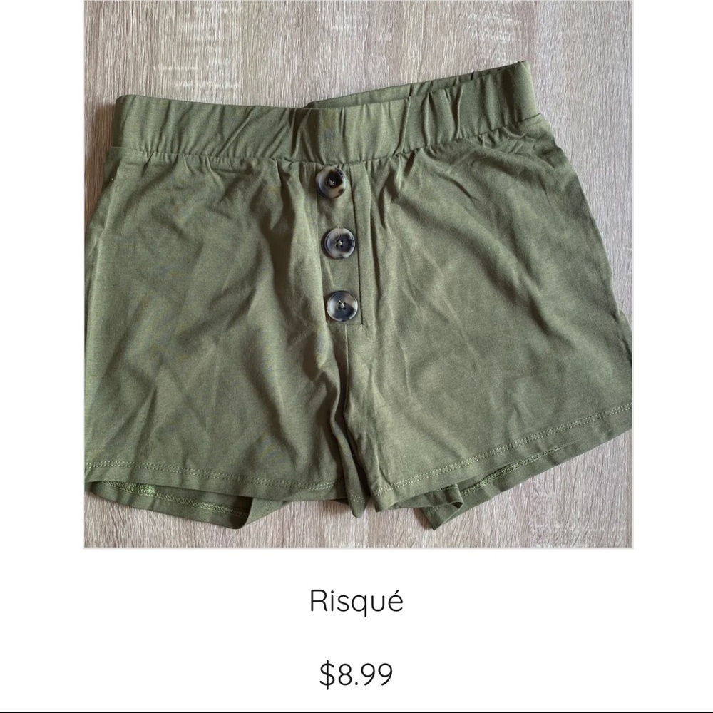 Green shorts